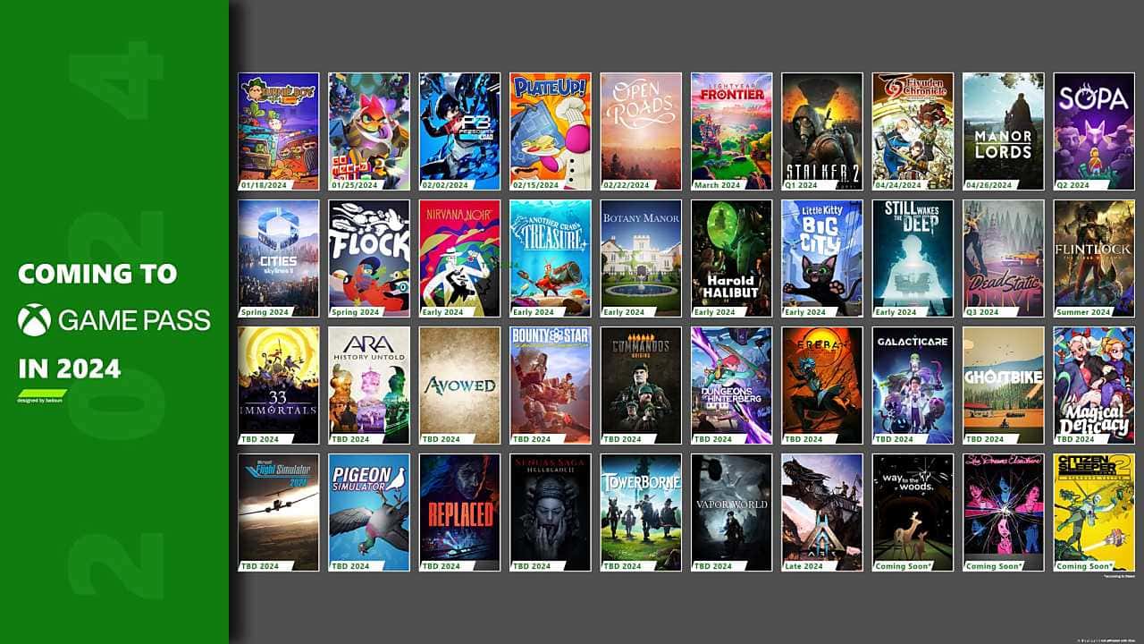 Game Pass Gelecek Oyunlar 2024