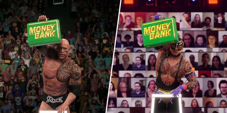 wwe 2k22 ladder match merdiven maçı