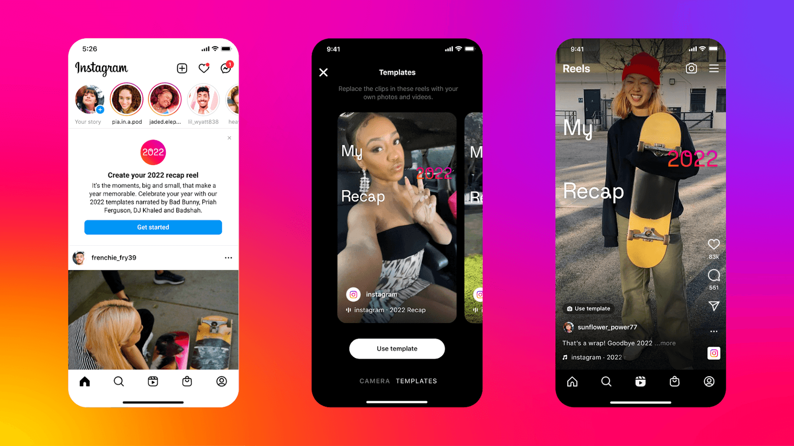 Instagram 2022 Recap Reels